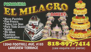 PANADERIA EL MILAGRO